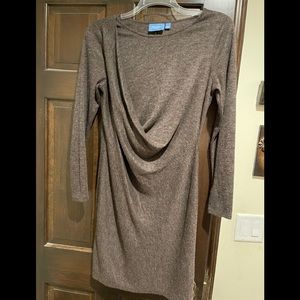 EUC simply Vera by Vera Wang brown dress